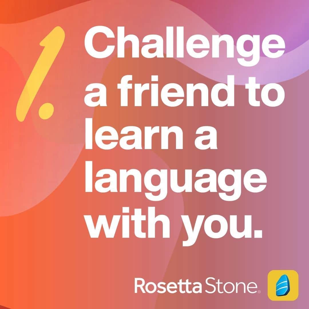 Rosetta Stoneさんのインスタグラム写真 - (Rosetta StoneInstagram)「Summer Bucket List Challenge: Week One ☀️ Tag a friend you want to learn a new language with ✔️ Check out the link in our bio to learn more about the challenge. . . . #Summer #Challenge #BucketList #WeekOne #Languages #LearnLanguages」6月4日 5時36分 - rosettastone