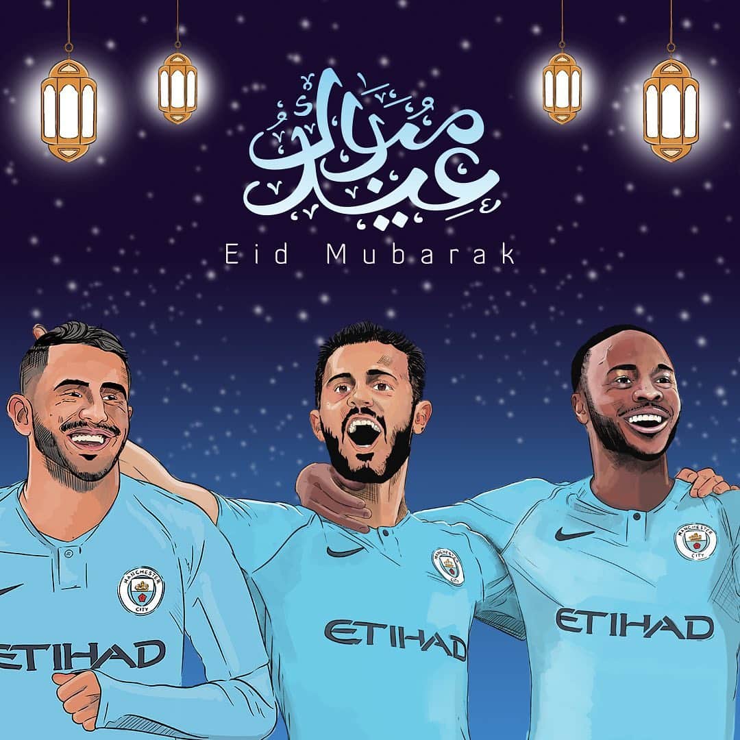 マンチェスター・シティFCさんのインスタグラム写真 - (マンチェスター・シティFCInstagram)「Eid Mubarak! Manchester City wish you a happy Eid-al-Fitr. . #EidMubarak #EidalFitr #mancity」6月4日 6時09分 - mancity