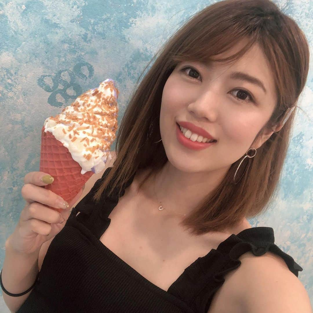 新庄千歳さんのインスタグラム写真 - (新庄千歳Instagram)「My soft serve has melted. 溶けとるがなソフトクリームw」6月4日 6時11分 - chii_in_miami