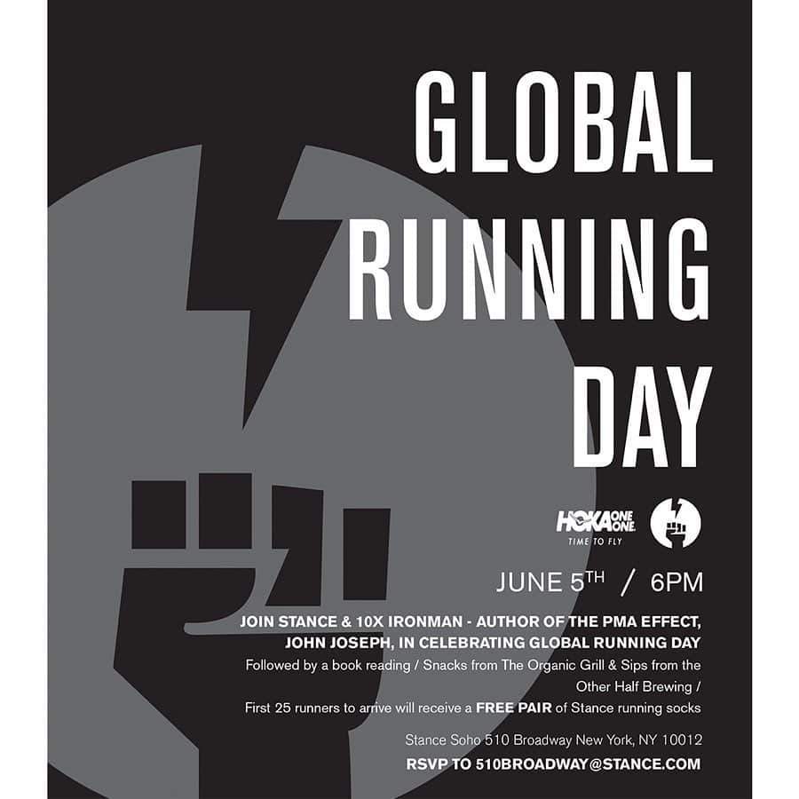 Stanceさんのインスタグラム写真 - (StanceInstagram)「This Wednesday is #GlobalRunningDay - an opportunity to celebrate running and encourage beginners and kids to give it a try. In celebration, we're hosting two Runs at our #StanceSoho and #StanceIrvineSpectrum locations, followed by refreshments and various activities. And get there early! The first 25 runners to arrive will receive a free pair of Stance Performance Run socks! 👉 Swipe for RSVP email addresses 📬 and details on each location's agenda for the evening. 🏃‍♀️🏃‍♂️ #StanceRun」6月4日 8時41分 - stanceofficial