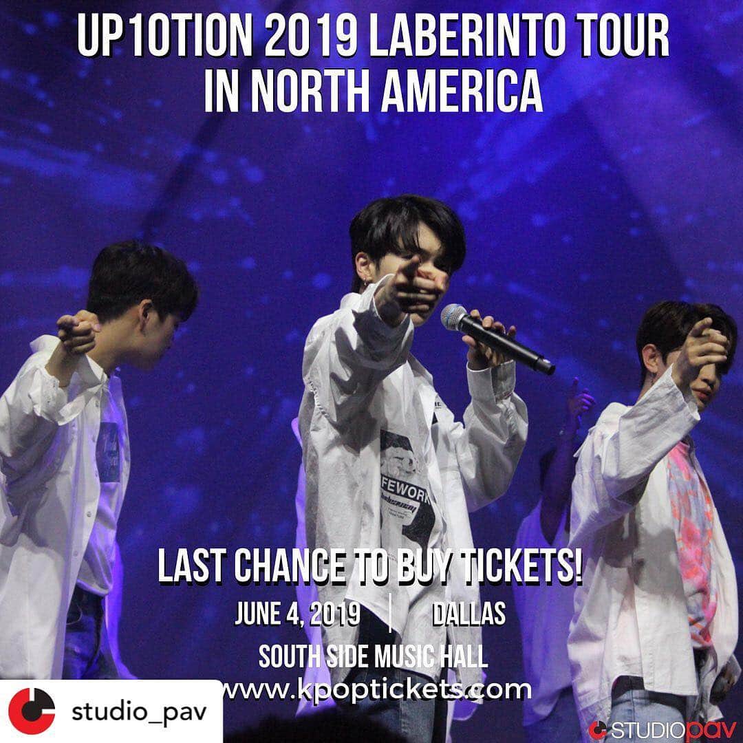 UP10TIONさんのインスタグラム写真 - (UP10TIONInstagram)「‪📣 LAST CHANCE to buy your ticket to see UP10TION perform live in DALLAS during their “UP10TION 2019 Laberinto Tour in North America”!‬ - ‪Head over to 🎟kpoptickets.com now to purchase your tickets!‬」6月4日 8時44分 - u10t_official