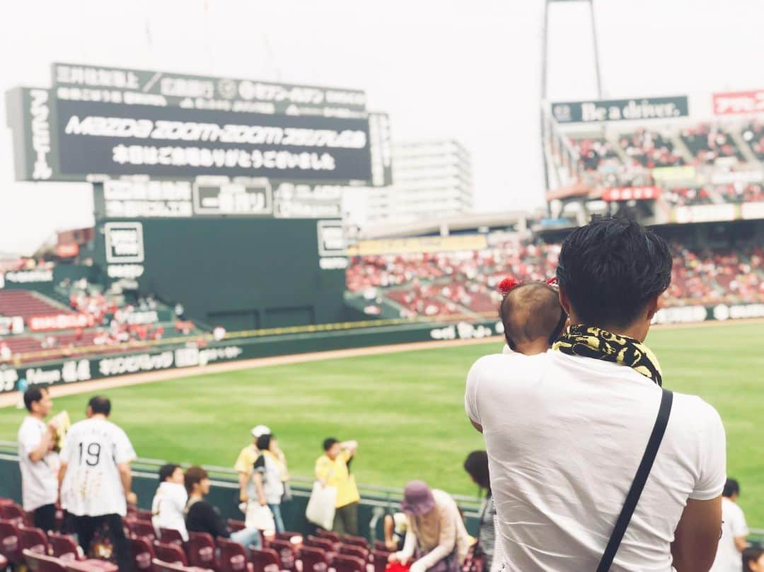 工藤壮人さんのインスタグラム写真 - (工藤壮人Instagram)「はじめての野球観戦🥳⚾️ #herfirstbaseballgame #広島東洋カープ #マツダスタジアム #阪神タイガース #カープ女子  #今日からまた頑張ろう」6月4日 8時51分 - masato_kudo_official