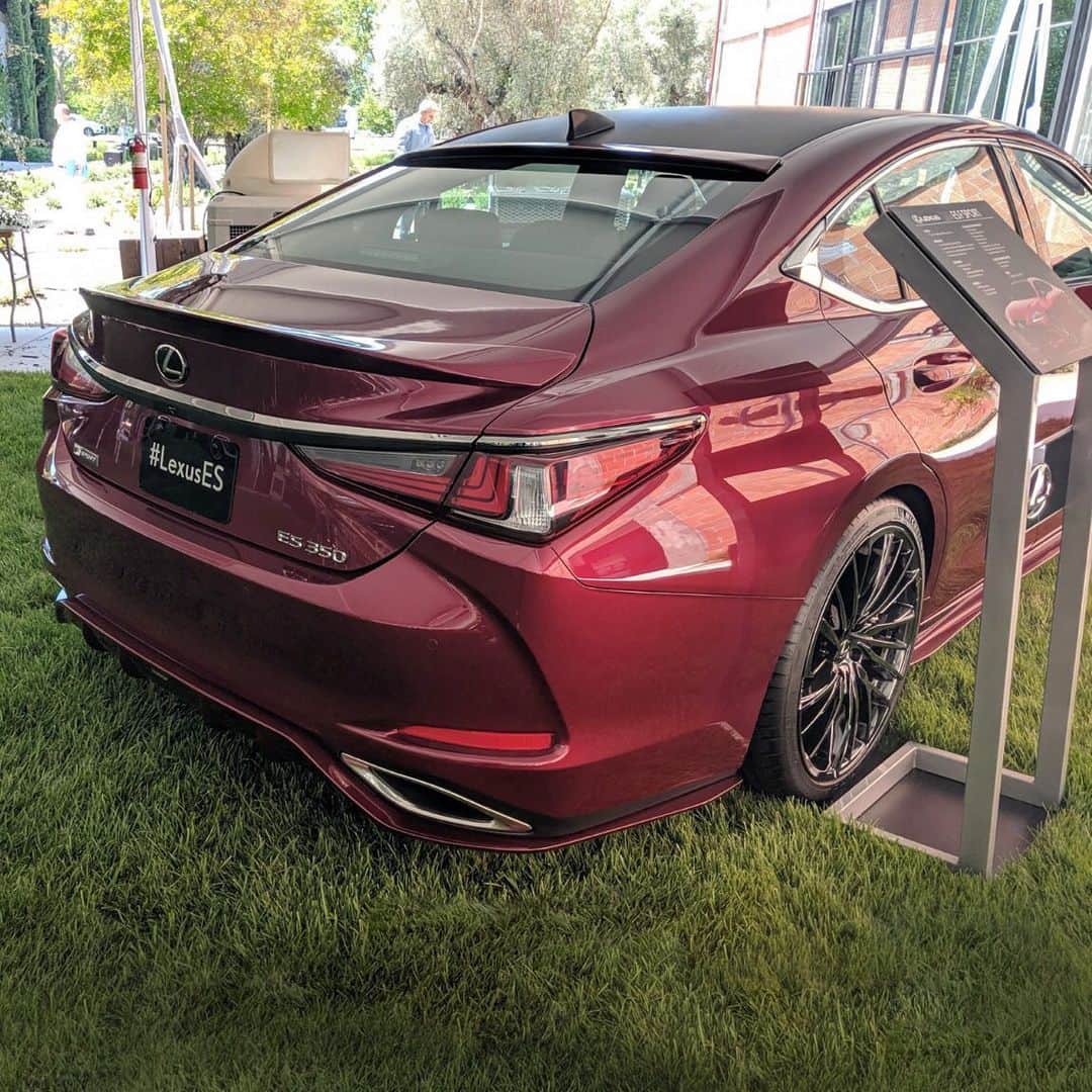 Lexus USAのインスタグラム：「With its iceless bottle chiller and engraved Lexus stemware, the #LexusES F SPORT Culinary Car was just one of the highlights this weekend at @napavintners. #LexusCulinary #LexusRX 450h  Photos by Alexander Rubin for @napavintners. The ES Culinary car is a concept and not for sale. Cheers!」