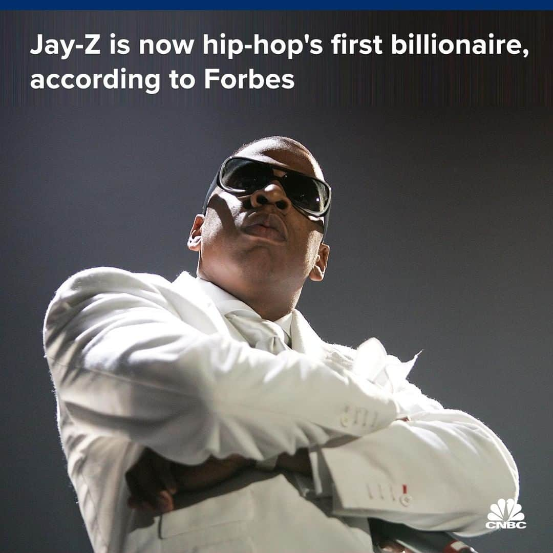 CNBCさんのインスタグラム写真 - (CNBCInstagram)「Shawn “Jay-Z” Carter can officially add “billionaire” to his growing list of titles. 💰⠀ ⠀ The Brooklyn-born artist-turned-entrepreneur’s business empire is now worth $1 billion, according to Forbes, making him “one of only a handful of entertainers to become a billionaire — and the first hip-hop artist to do so.”⠀ ⠀ The short list of other billionaires in the entertainment industry includes “Star Wars” creator George Lucas, filmmaker Steven Spielberg, Oprah Winfrey and basketball legend Michael Jordan.⠀ ⠀ Together, he and his wife Beyoncé — who has an estimated net worth of $355 million — became a billion-dollar couple in 2017. ⠀ ⠀ You can learn more about Jay-Z's growing business empire, at the @cnbcmakeit link in our bio. ⠀ *⠀ *⠀ *⠀ *⠀ *⠀ *⠀ *⠀ *⠀ #business #entrepreneur #entrepreneurship #success #money #goals #workgoals #professional #progress #nextlevel #billionaire #jayz #shawncarter #hiphop #beyonce  #beyoncé #beyhive #rocnation #hustle #nyc #grind #cnbc #cnbcmakeit #makeit」6月4日 11時00分 - cnbc