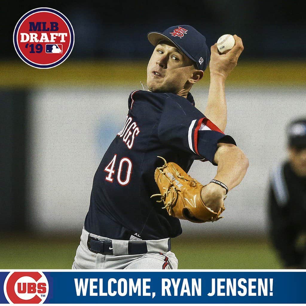シカゴ・カブスさんのインスタグラム写真 - (シカゴ・カブスInstagram)「The #Cubs tonight selected RHP Ryan Jensen out of Fresno State University with the 27th pick in the 2019 First-Year Player Draft.」6月4日 11時15分 - cubs