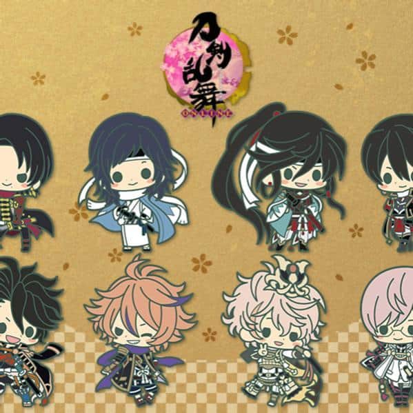 のインスタグラム：「🌟新製品情報🌟 PCブラウザ＆スマホアプリゲーム『刀剣乱舞-ONLINE-』より、 「極」衣装の刀剣男士たちがラバーストラップになって登場！ https://www.kotobukiya.co.jp/product/product-0000003337/ … #刀剣乱舞 #とうらぶ」
