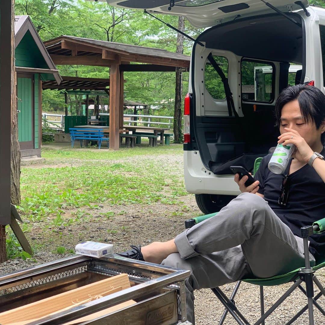 野村良平さんのインスタグラム写真 - (野村良平Instagram)「キャンプに来ました 栃木県！2時間しか！寝てない県！」6月4日 13時24分 - nomura_ryohei
