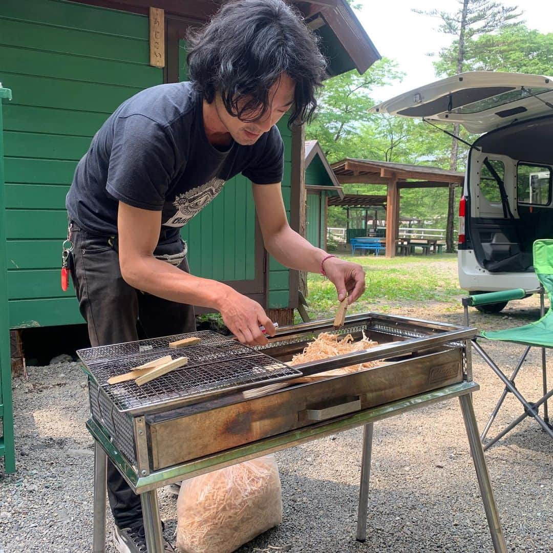 野村良平さんのインスタグラム写真 - (野村良平Instagram)「キャンプに来ました 栃木県！2時間しか！寝てない県！」6月4日 13時24分 - nomura_ryohei