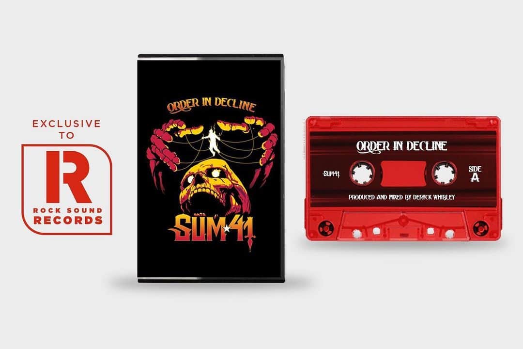 Rock Soundさんのインスタグラム写真 - (Rock SoundInstagram)「This Sum 41 cassette may be called 'Order In Decline' but you can be sure that the orders for it aren't in decline! Get your exclusive Sum 41 cassette tape from Rock Sound Records - available worldwide from RECORDS.ROCKSOUND.TV」6月4日 14時16分 - rocksound
