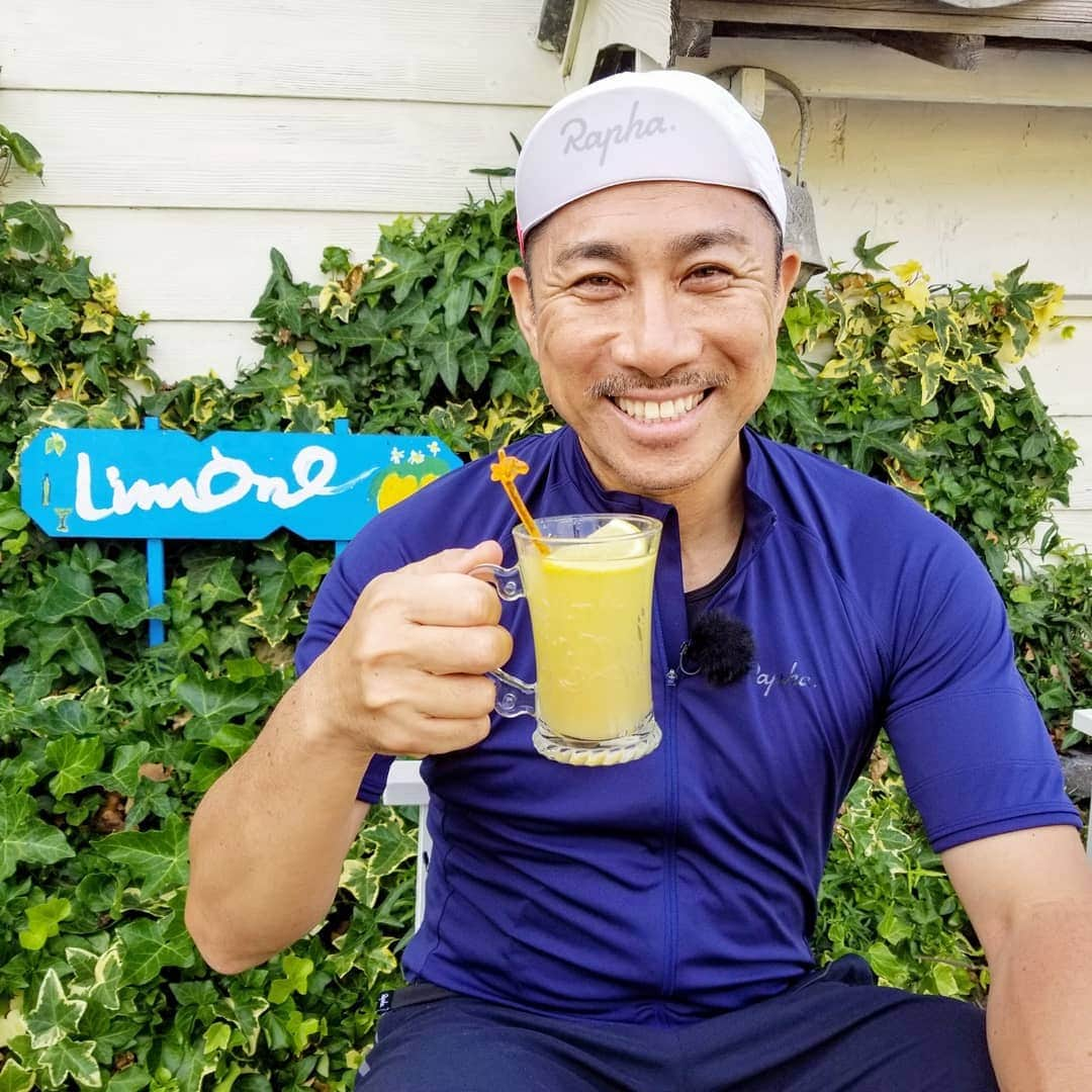 前園真聖さんのインスタグラム写真 - (前園真聖Instagram)「大三島リモーネ🍋 #大三島リモーネ #レモン #大三島 #カフェ #前園真聖」6月4日 17時32分 - maezono_masakiyo