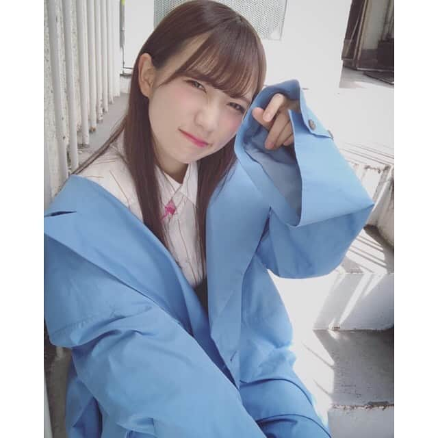 江嶋綾恵梨さんのインスタグラム写真 - (江嶋綾恵梨Instagram)「MIKIO SAKABE×∀iDOL Style Book3の﻿ 撮影でした〜〜。﻿ ﻿ ぶる〜まんじゃ🐟💙ふふ﻿ ﻿ #ターンエーアイドル2019 #mikiosakabe #FRUiTS ﻿ #ootd #fashion #blue #ブルーコーデ #ストレートヘア」6月4日 18時50分 - aeringoooo