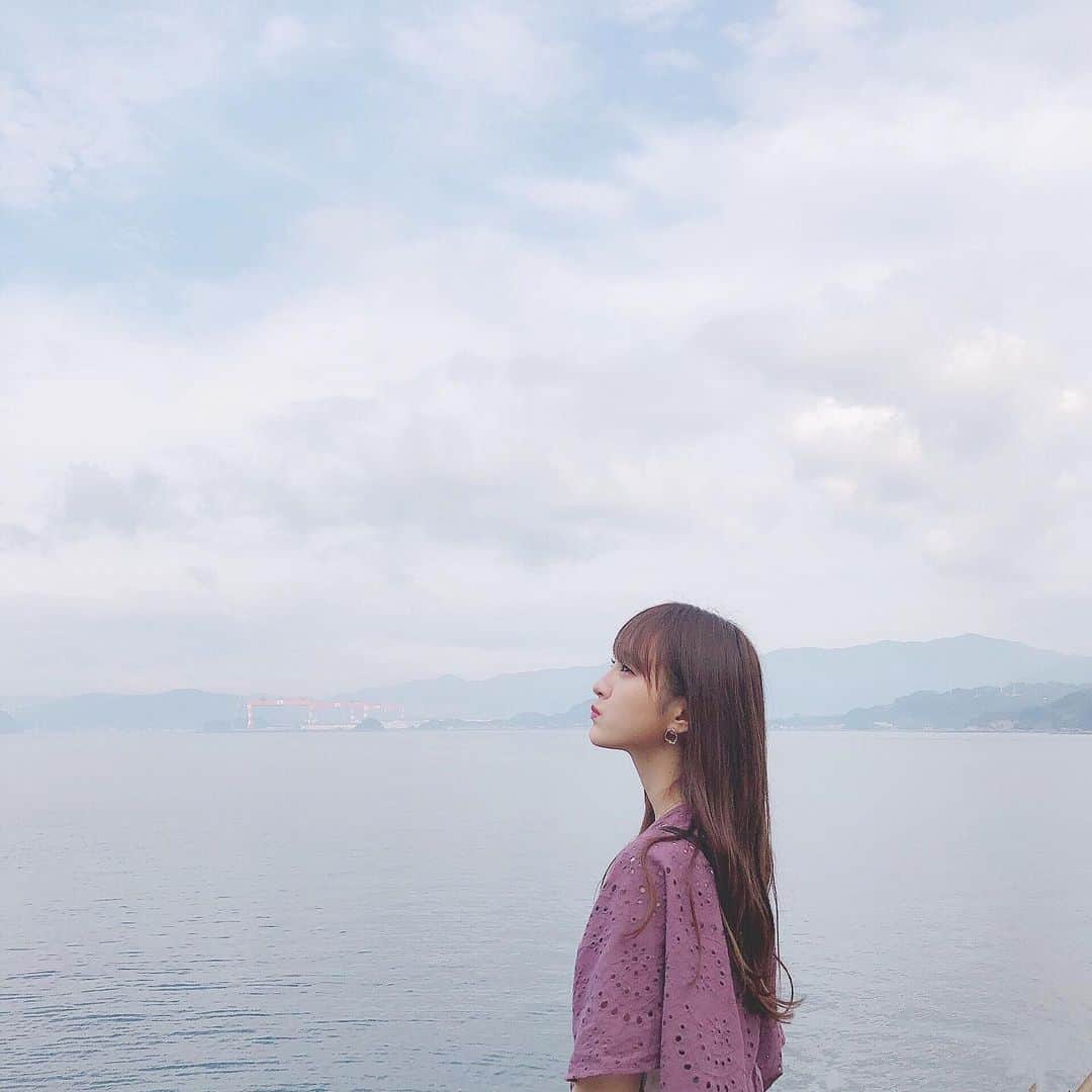 植木南央のインスタグラム：「くも☁️もくもく〜 ママカメラ〜📷」