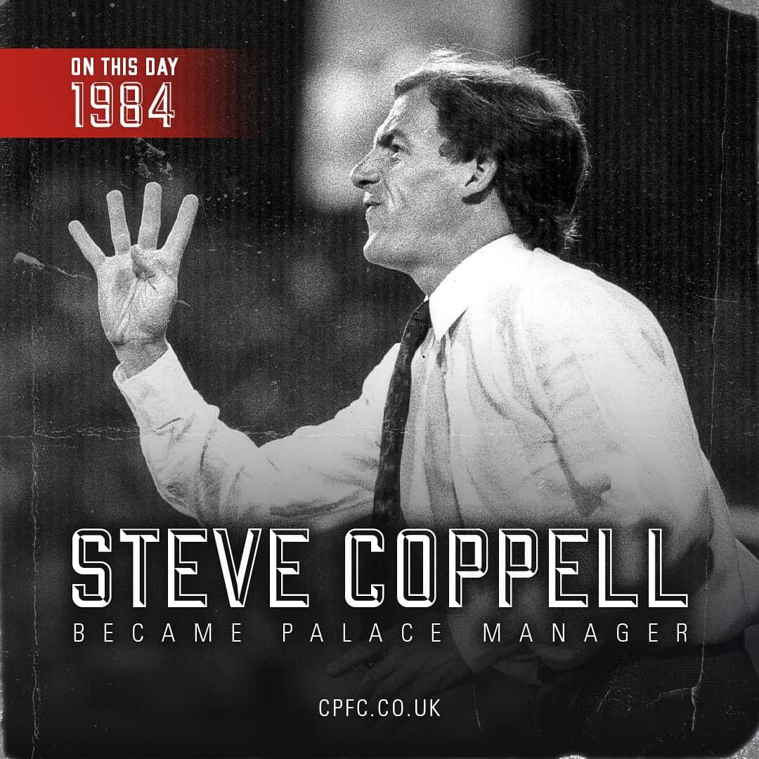 クリスタル・パレスFCさんのインスタグラム写真 - (クリスタル・パレスFCInstagram)「3️⃣5️⃣ years ago today... Steve Coppell became Palace manager .  #sirsteve #cpfc #stevecoppell」6月4日 18時44分 - cpfc