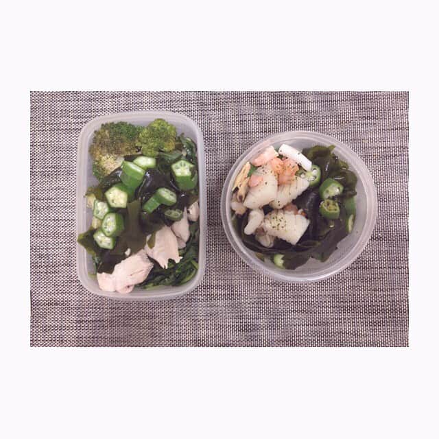 みのり(26)＠東京 ダイエットさんのインスタグラム写真 - (みのり(26)＠東京 ダイエットInstagram)「🎀 #夜勤 🍴#今日のお弁当 . 夜勤の #フル食 . 夜 胸肉110g ほうれん草 ブロッコリー オクラ . . 朝 イカエビ  ほうれん草 オクラ . . 全然写真あげてなかったけど 別にご飯は変わらない😋 . 夜勤は野菜いっぱいたべるの🥦 今日も一晩がんばります😬 . ◉ライザップ公認の紹介アンバサダーです。 〜紹介特典あります〜 . ▶︎全国どの店舗でもOK ２weekコースもあります(^_^)/ . 入会やカウンセリングをお考えの方、 ご質問なども、DM✉️ください。 . ★トレーニング見学もできます★ RIZAP BMG2017🥈特典あり😉 . #rizap #ライザップ . #ダイエット #diet #ダイエット日記  #instadiet #ダイエット仲間募集 #ダイエッター #公開ダイエット #食べて痩せる #糖質制限 #お弁当 #弁当 #ダイエット弁当  #自分弁当 #糖質オフ #晩御飯 #dinner #夜ご飯 #夕食 #夜ごはん  #低糖質 #糖質制限 #夜勤弁当 #看護師」6月4日 18時53分 - minorizap
