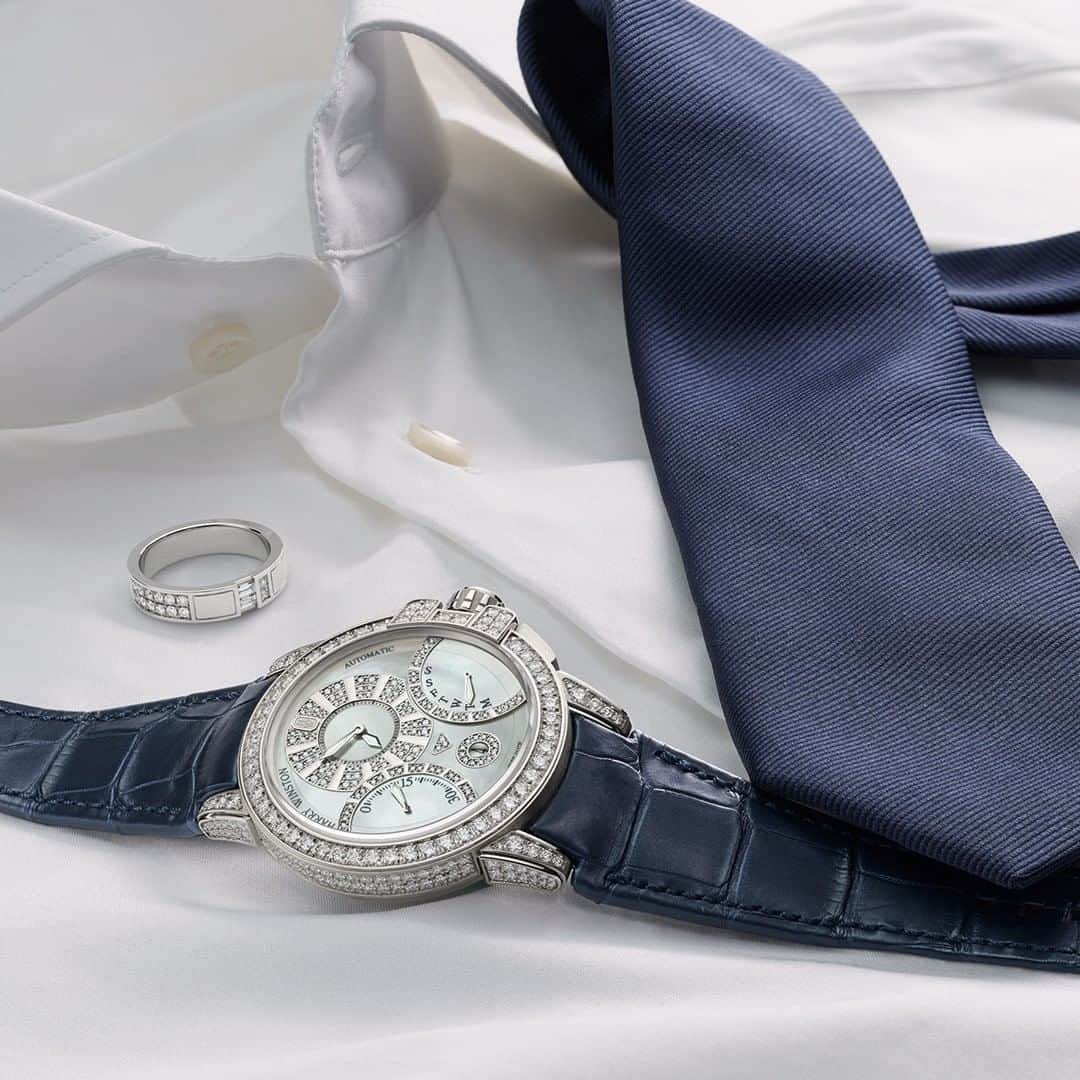 ハリー・ウィンストンさんのインスタグラム写真 - (ハリー・ウィンストンInstagram)「Timeless accessories from #HarryWinston to accompany life's most precious moments. Discover the Ocean Biretrograde Automatic 42mm #timepiece by tapping the link in bio. #FathersDay」6月4日 19時31分 - harrywinston