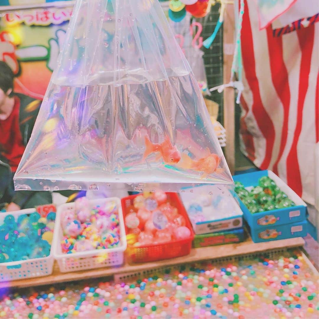 水城夢子のインスタグラム：「どうか一夏の思い出にならないで  #山王祭 #お祭り #金魚すくい #japantrip」