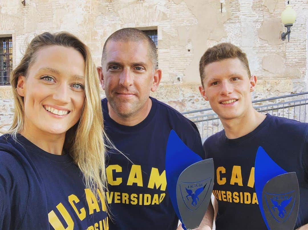 ミレイア・ベルモンテ・ガルシアのインスタグラム：「Un año más en la #GalaDeporteUcam! Este año muy bien acompañada por @fred_vergnoux y @polakogil.」