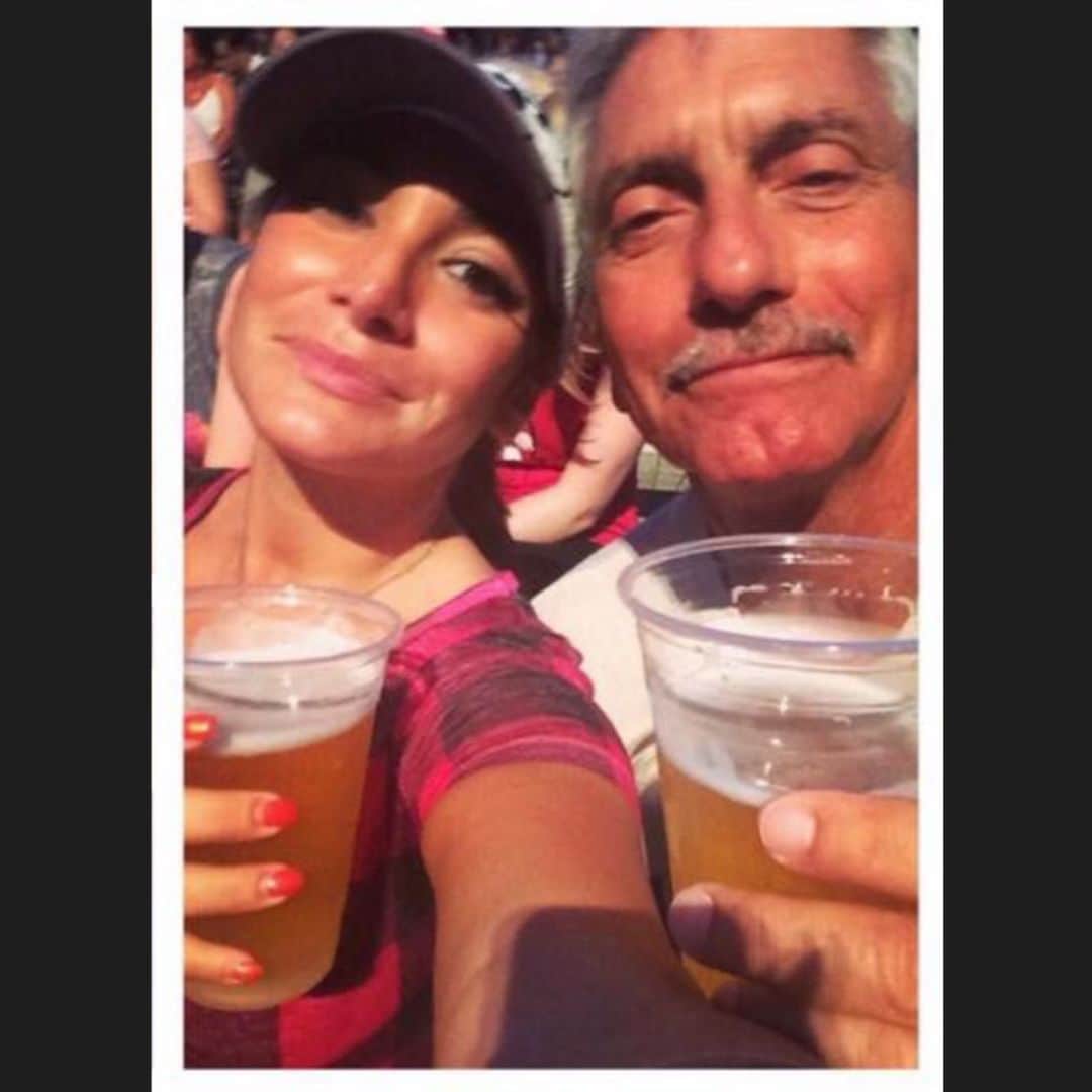 ディーナ・ニコール・コルテーゼのインスタグラム：「Dad .. I can’t believe it’s been 3 years .. everyday I can feel you around me .. I know your watching over all of us especially your grandson Christopher John.. I show him your picture everyday and I swear it’s like he recognizes you .. he reaches out every time to touch the picture .. I truly believe you got him ready for his journey with us.. and as he gets older he’ll know all the amazing and crazy stories of his Grandpa..and how much he would have spoiled and loved him if he was still here ..I wish I could say it’s gotten easier .. but I’ve just learned to continue living with a piece of my heart missing .. but I know your up in heaven so proud of the Parents me and Chris have become .. Everyday I look at CJ i see so much of you in him.. weirdly when he sleeps he looks so much like you.. I think it’s his eye lids lol .. and he has your smile too.. that contagious smile that everyone loved .. today we’ll go visit you at the cemetery and then go to dinner to celebrate your life .. We love and miss you so much dad ❤️ This life will be good and beautiful .. but not without heart break .. in death comes peace but pain is the cause of living .. like love it’s how we know we’re alive  But That’s the promise of peace after a long life .. we will find each other  again」
