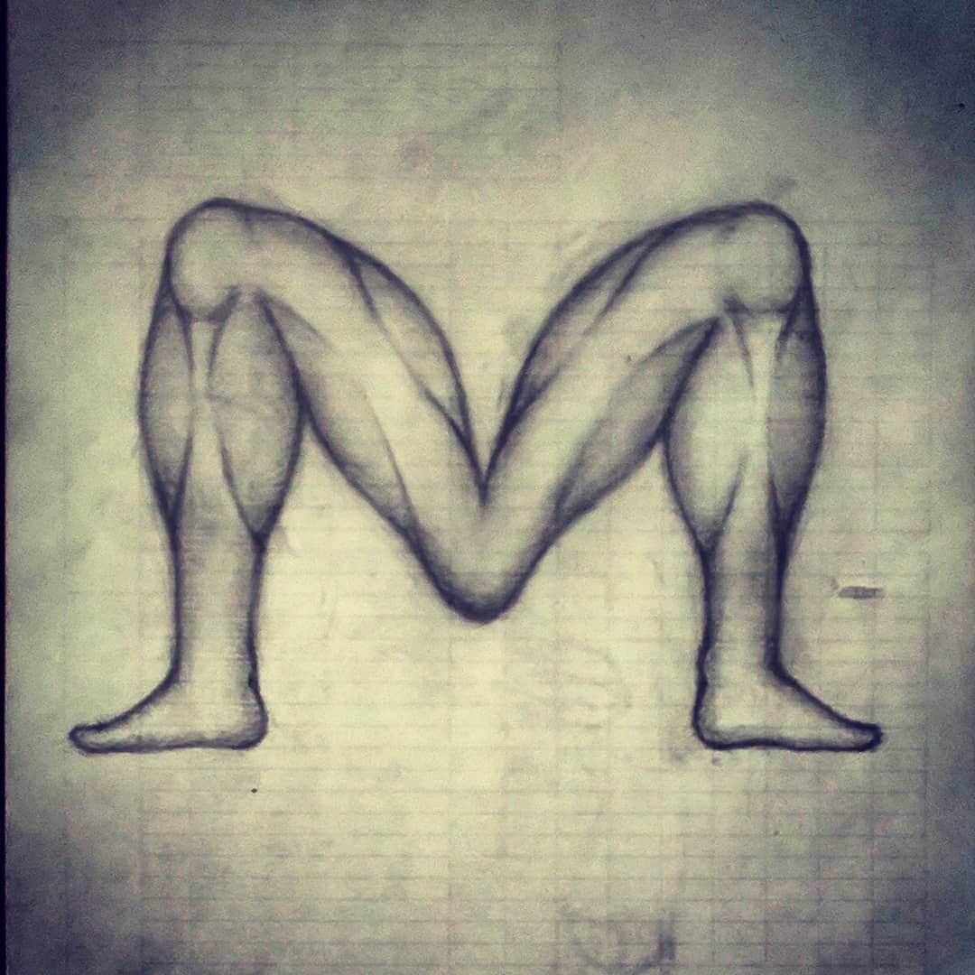 松原義和のインスタグラム：「僕が考えた超人「M字レッグマン」 #風藤松原#松原義和#イラスト#絵#鉛筆画#変#足#M#legs #美脚#アート#変なポーズ #illustration#drawing#picture#pencildrawing #strange#strang#fashion#love##art#muscle」