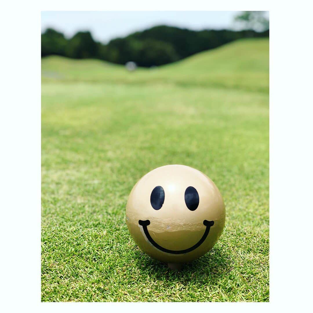 望月理恵さんのインスタグラム写真 - (望月理恵Instagram)「スマイルマーク  #アクアラインゴルフクラブ #可愛い💕 #スマイルマーク」6月4日 22時12分 - mochiee28