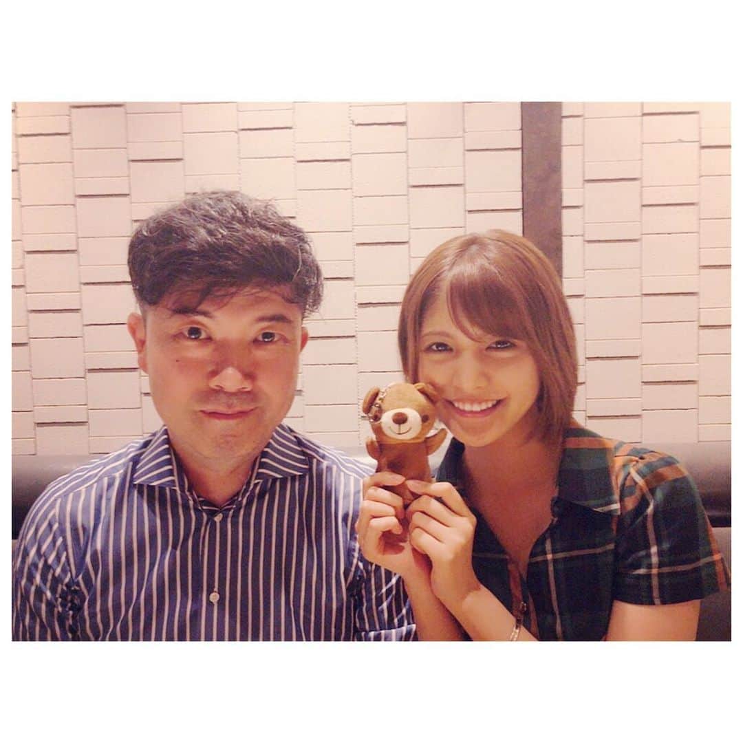 美沙玲奈のインスタグラム：「き○○き社長と大好きなお肉🥩食べました(灬ºωº灬)✨※許可を得て投稿しています←←←😎 #シルクロール社長」
