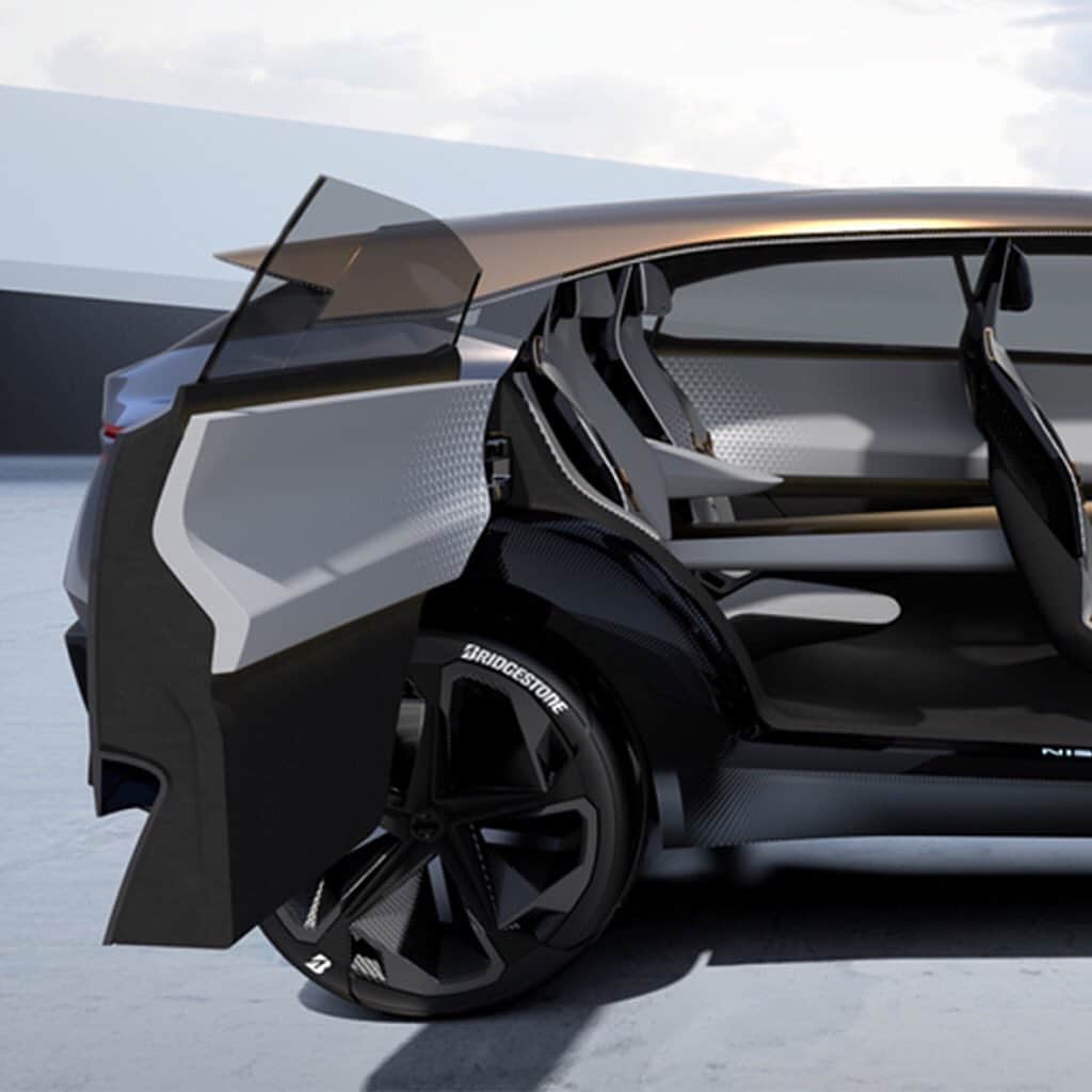 のインスタグラム：「When it comes to the future of electricity and connectivity, our doors are wide open. #NissanIMQ #Nissan #IntelligentMobility」