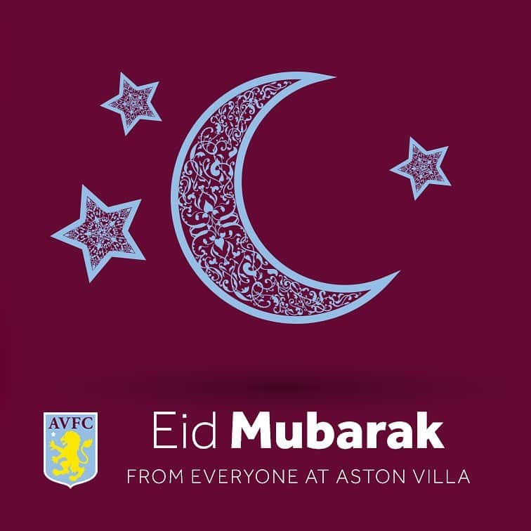 アストン・ヴィラFCさんのインスタグラム写真 - (アストン・ヴィラFCInstagram)「Wishing all our Muslim followers happy #EidAlFitr, from everyone at the Villa! . #AVFC」6月4日 22時53分 - avfcofficial