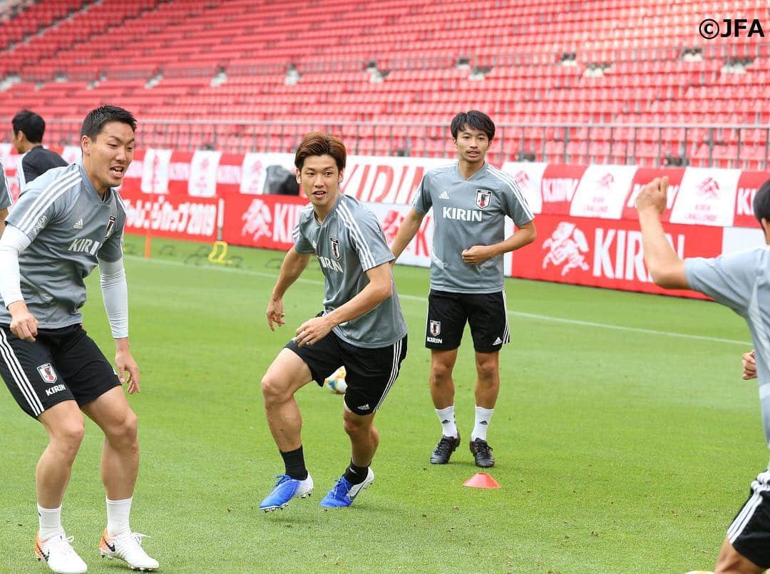 大迫勇也さんのインスタグラム写真 大迫勇也instagram 良い汗 Toyota Stadium 6月