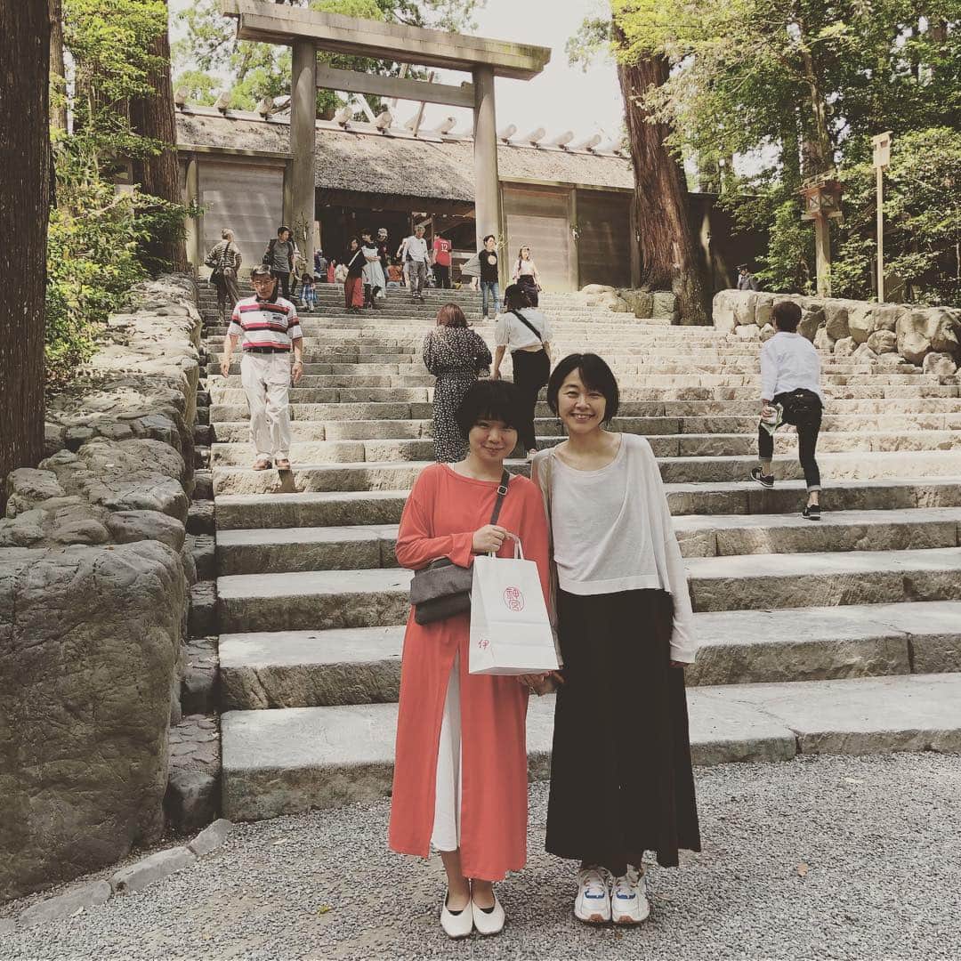 相馬有紀実さんのインスタグラム写真 - (相馬有紀実Instagram)「そうだ！京都へ行こうといってなずを誘い( ˊ̱˂˃ˋ̱ )チケットを買い4時間後に合流！ 弾丸京都開運旅スタートです。 #京都  #弾丸旅行  #伊勢神宮 #三重 #京都」6月4日 23時21分 - yukimi_soma