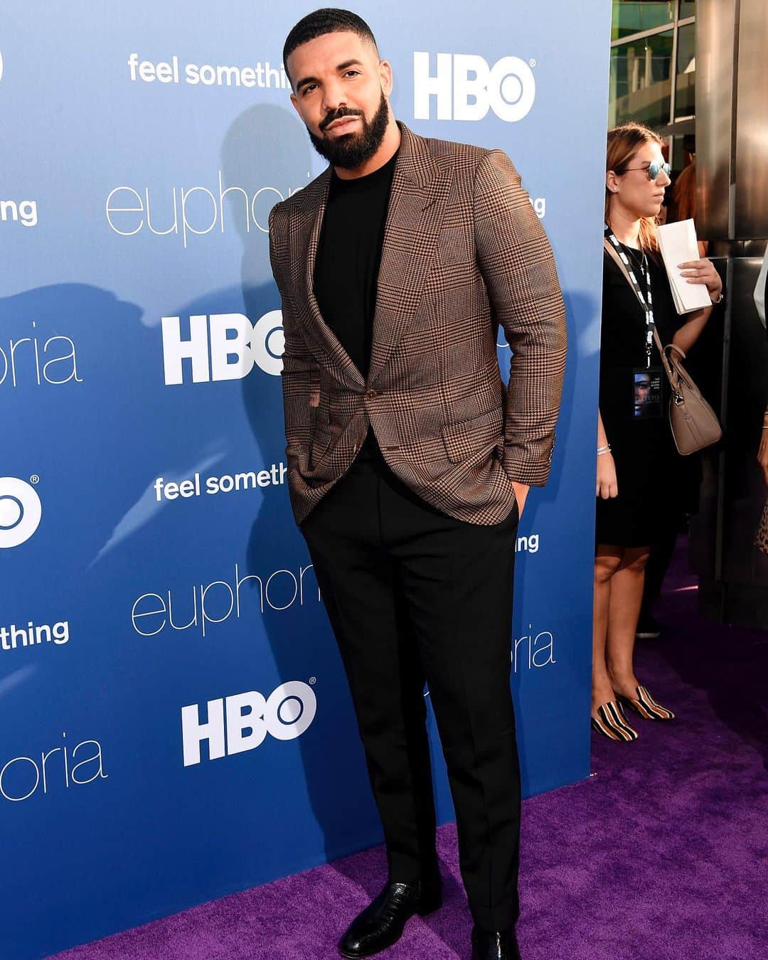 Just Jaredさんのインスタグラム写真 - (Just JaredInstagram)「@zendaya and executive producer @champagnepapi attend the premiere of their new HBO series #Euphoria #Zendaya #Drake Photos: Getty」6月5日 11時33分 - justjared