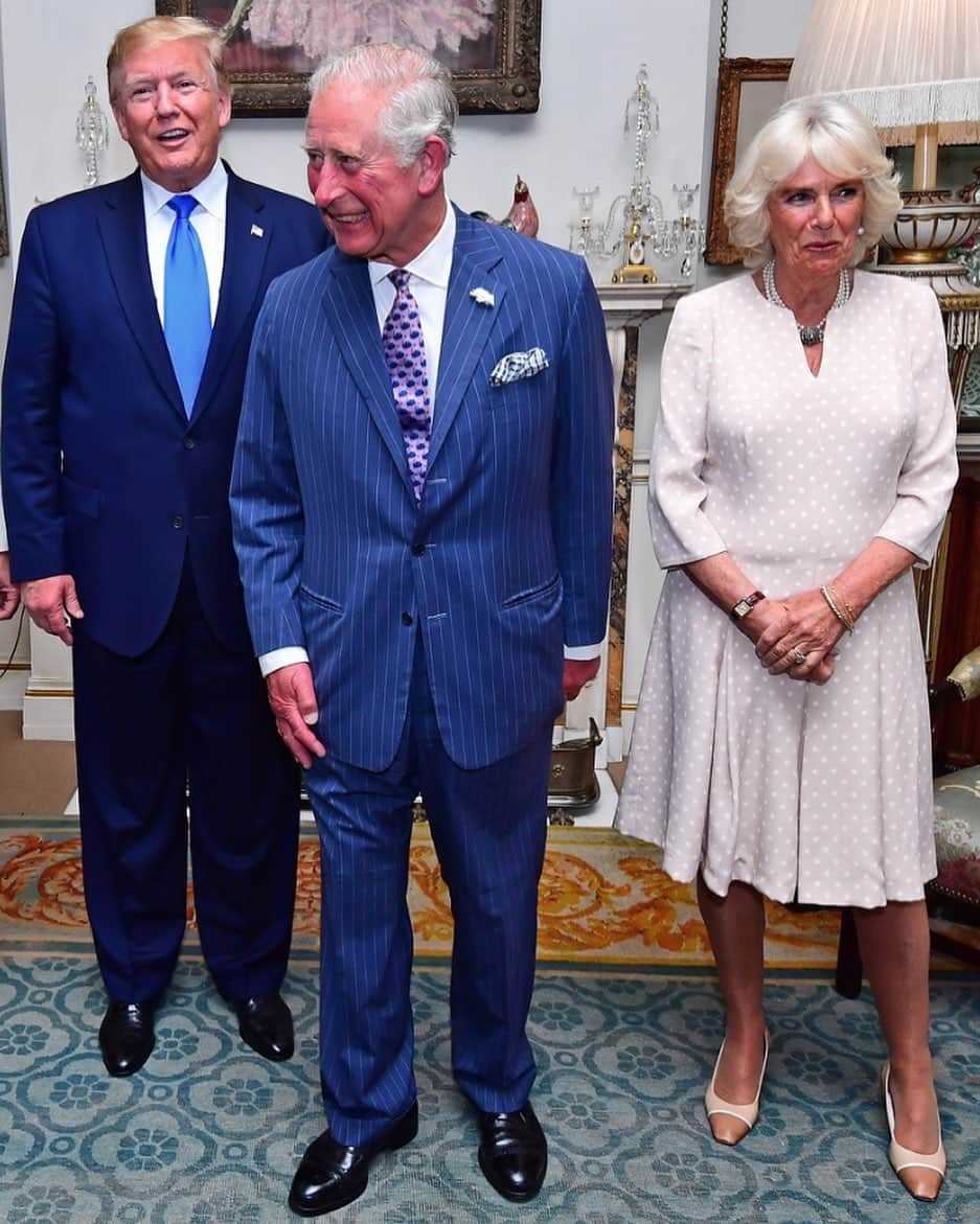 Just Jaredさんのインスタグラム写真 - (Just JaredInstagram)「Camilla, Duchess of Cornwall is going viral for what she did when Donald Trump turned his back and left the room after their tea yesterday. Tap this photo in the LINK IN BIO to watch the video of what went down.  #DuchessCamilla #DonaldTrump Photo: Getty」6月5日 3時06分 - justjared