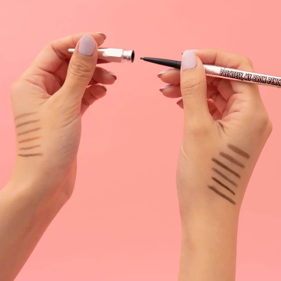 Benefit Cosmetics UKさんのインスタグラム写真 - (Benefit Cosmetics UKInstagram)「Swatch Heaven 💁‍♀️ Finding the perfect brow shade is no longer a struggle with our BRAND NEW shades of #preciselymybrow pencil. In 4 new colours - grey, auburn, blonde & brown, we now have a shade for every-brow. 👏 Tag a BFF who needs a new brow pencil in their life... #benefitbrows #actnatural #preciselymybrow #benefit . . . 📷 Image Description: Swatches for all 12 shades of Precisely, My Brow Pencil.」6月5日 4時01分 - benefitcosmeticsuk
