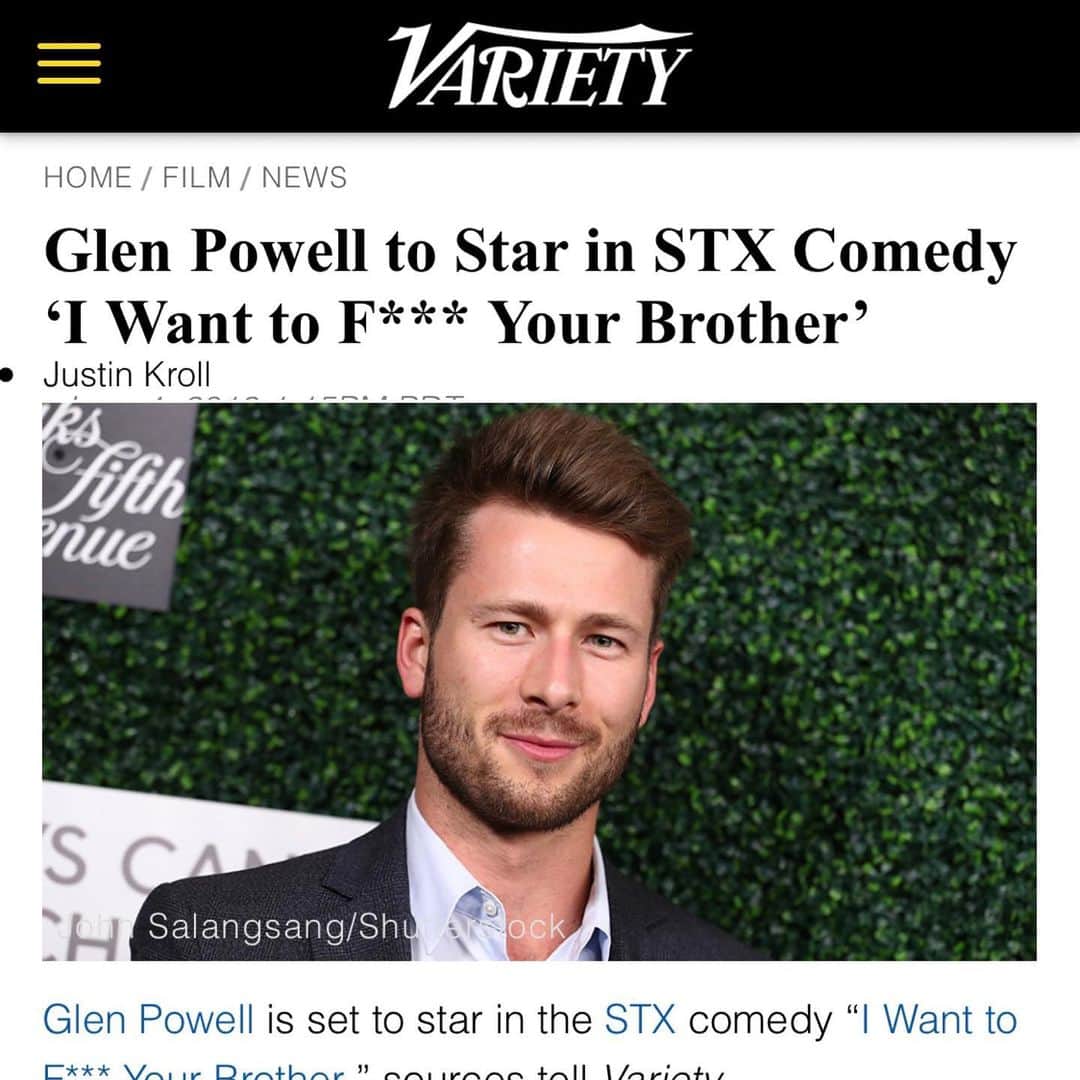 グレン・パウエルのインスタグラム：「The Powells are so confused about what the _____  I’m doing with my life.」