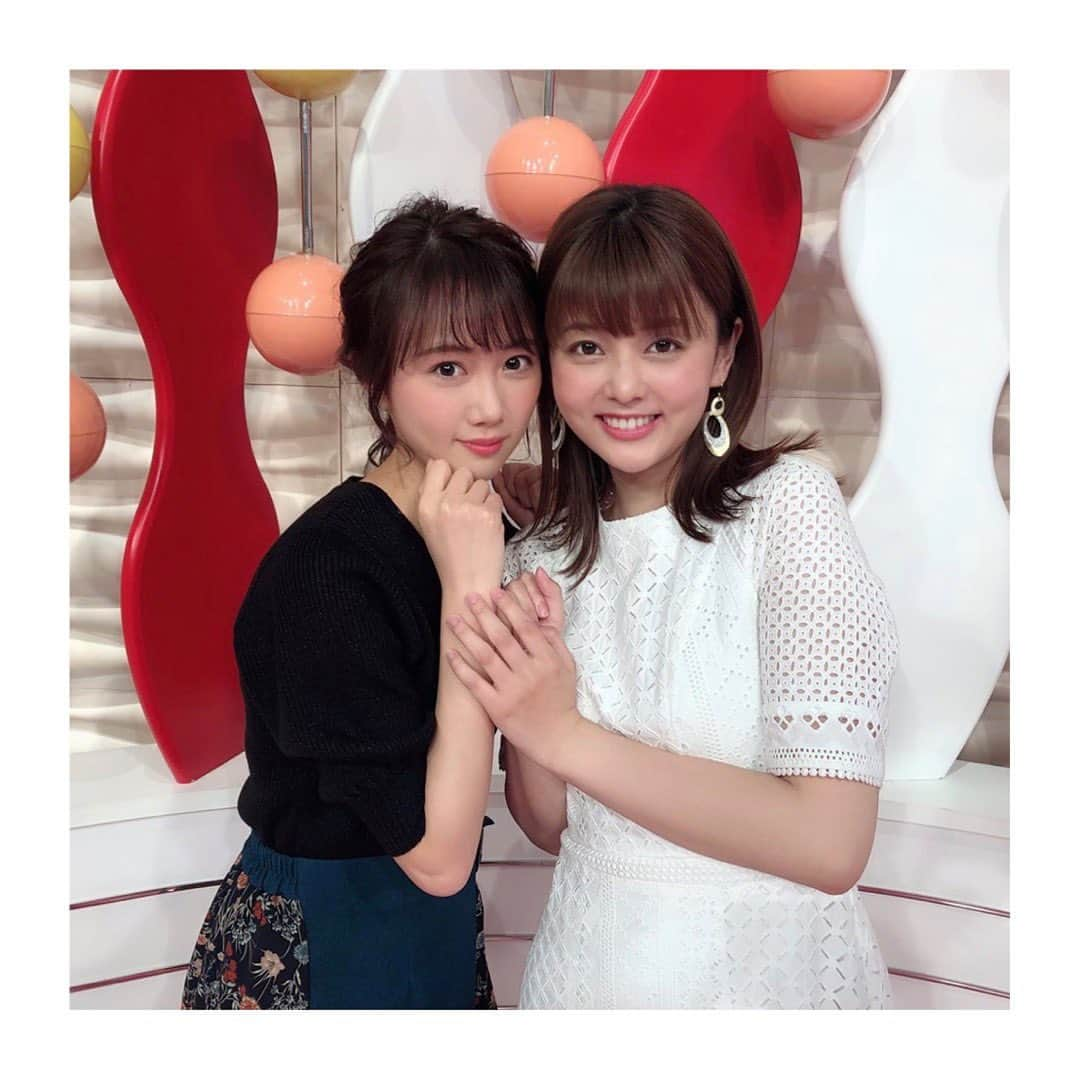 佐藤梨那さんのインスタグラム写真 - (佐藤梨那Instagram)「Going! お天気キャスターの聖羅ちゃんと♡  1994-1995年世代の同級生🍓 ランチ会を計画中です☺️ ✨  #聖羅ちゃんの #お天気コーナー #最後の表情に注目 ✨ #永島聖羅  #Going」6月5日 12時03分 - sato_lina