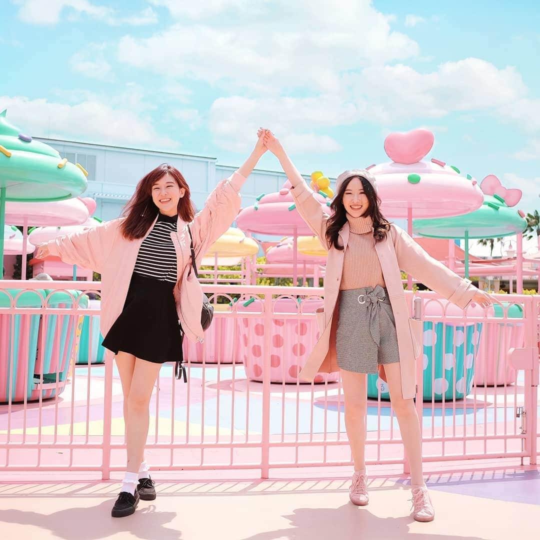 エリッサ・ヤマダのインスタグラム：「Happy #EidMubarak 1440H from me and @jessyamada to all our Muslim friends in Indonesia and around the world! Mohon maaf lahir dan bathin 🙏🏻💖 #ellejessinjapan #ellejessinosaka」
