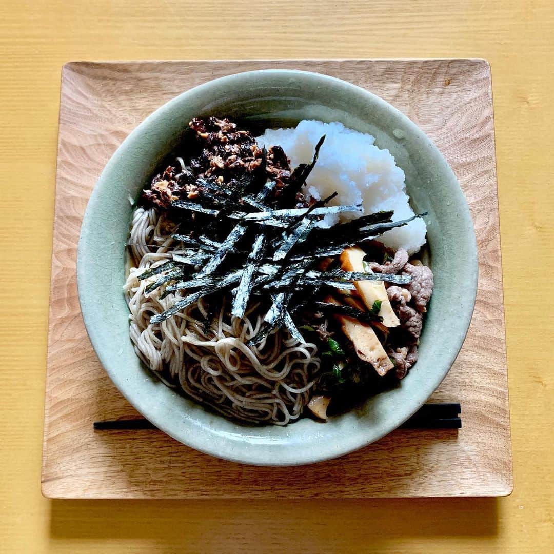 のインスタグラム：「朝そば。」