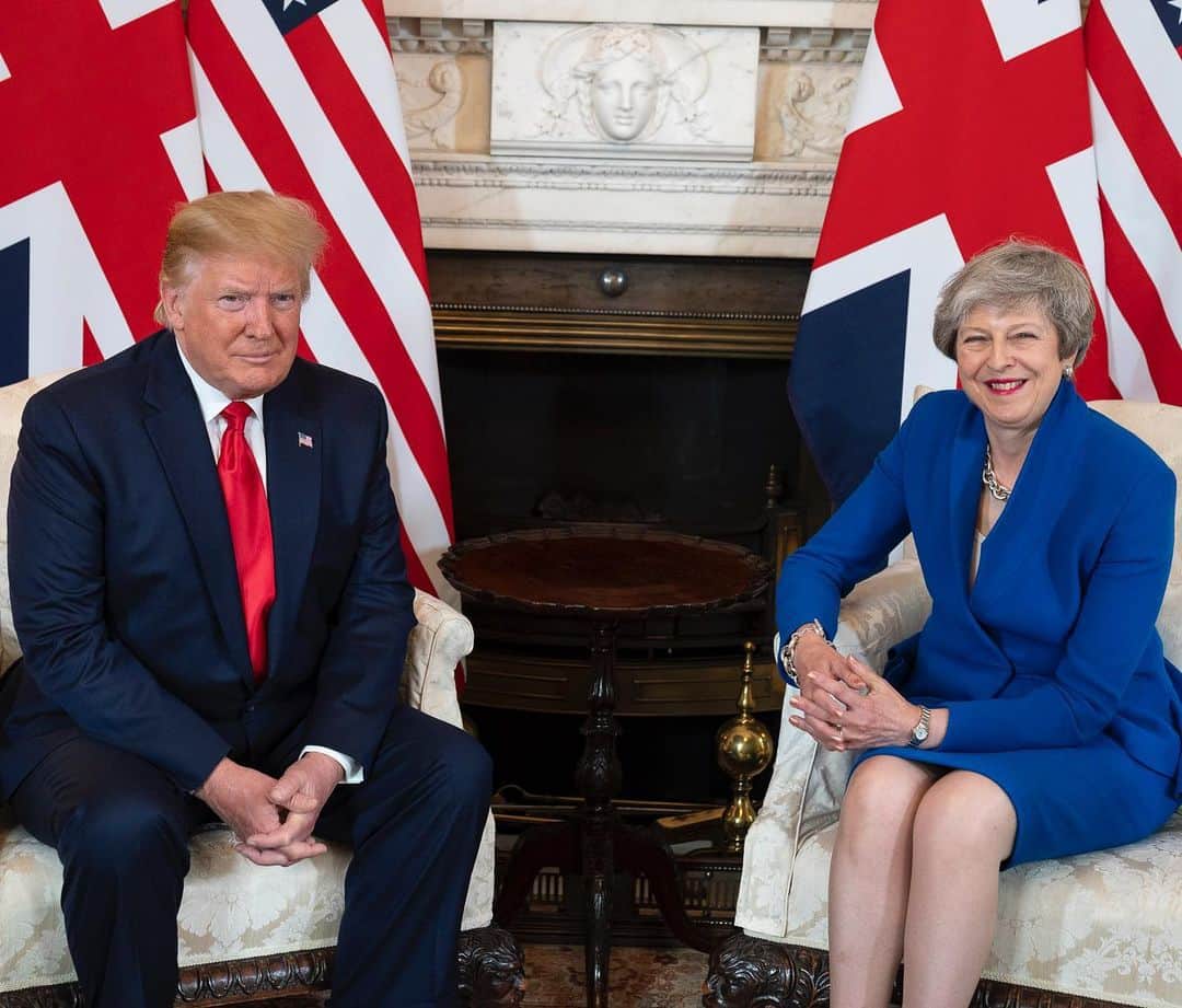 ドナルド・トランプさんのインスタグラム写真 - (ドナルド・トランプInstagram)「President Donald J. Trump meets with British Prime Minister Theresa May Tuesday, June 4, 2019, at No. 10 Downing Street in London.」6月5日 7時56分 - realdonaldtrump