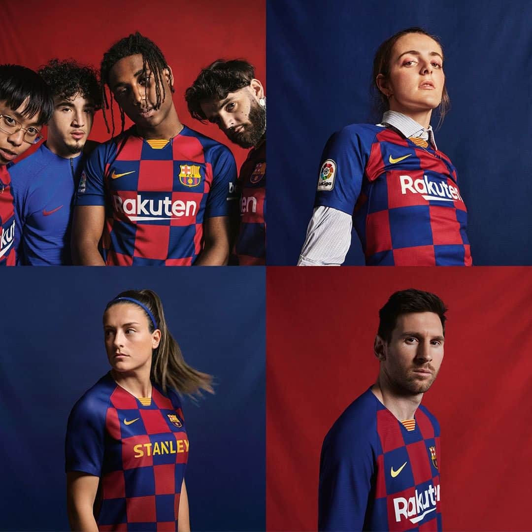 HYPEBEASTさんのインスタグラム写真 - (HYPEBEASTInstagram)「@hypebeastsports: @fcbarcelona salutes the Eixample district grid, a neighborhood bustling with creativity, with a new 2019-2020 home kit, swapping the traditional stripes for a revamped checkerboard print. The full uniform will debut globally June 4.  Photo: @nike」6月5日 8時01分 - hypebeast