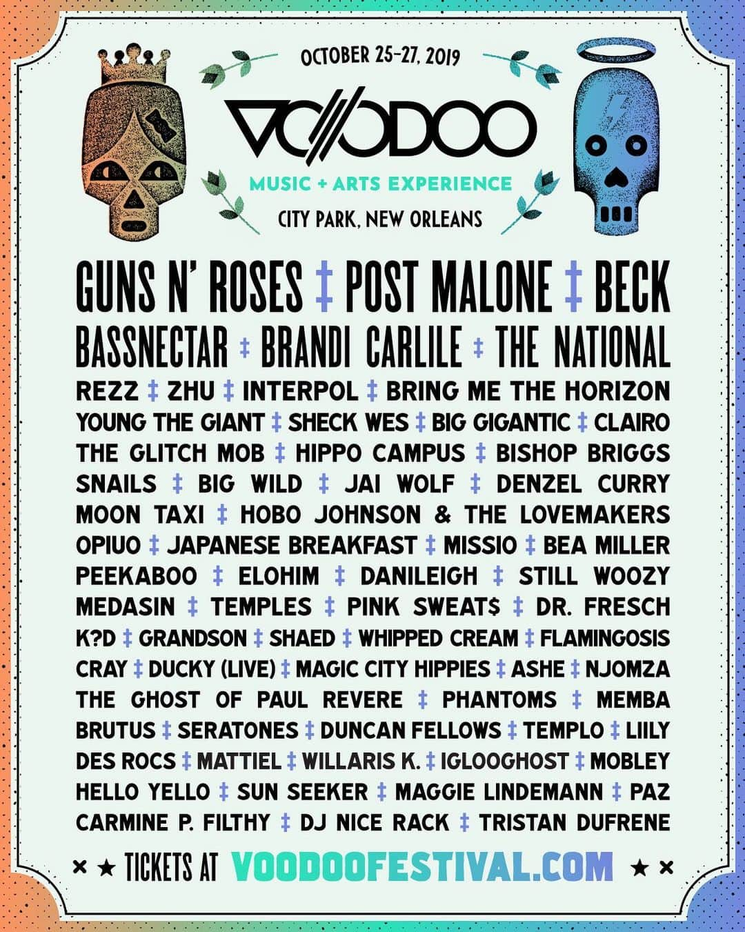 ダフ・マッケイガンさんのインスタグラム写真 - (ダフ・マッケイガンInstagram)「New Orleans! See you at #VoodooFest Halloween weekend ☠︎ Tickets go on sale Thursday at 10am CT at https://on.voodoofestival.com/trk/eQJj」6月5日 8時53分 - duffmckagan