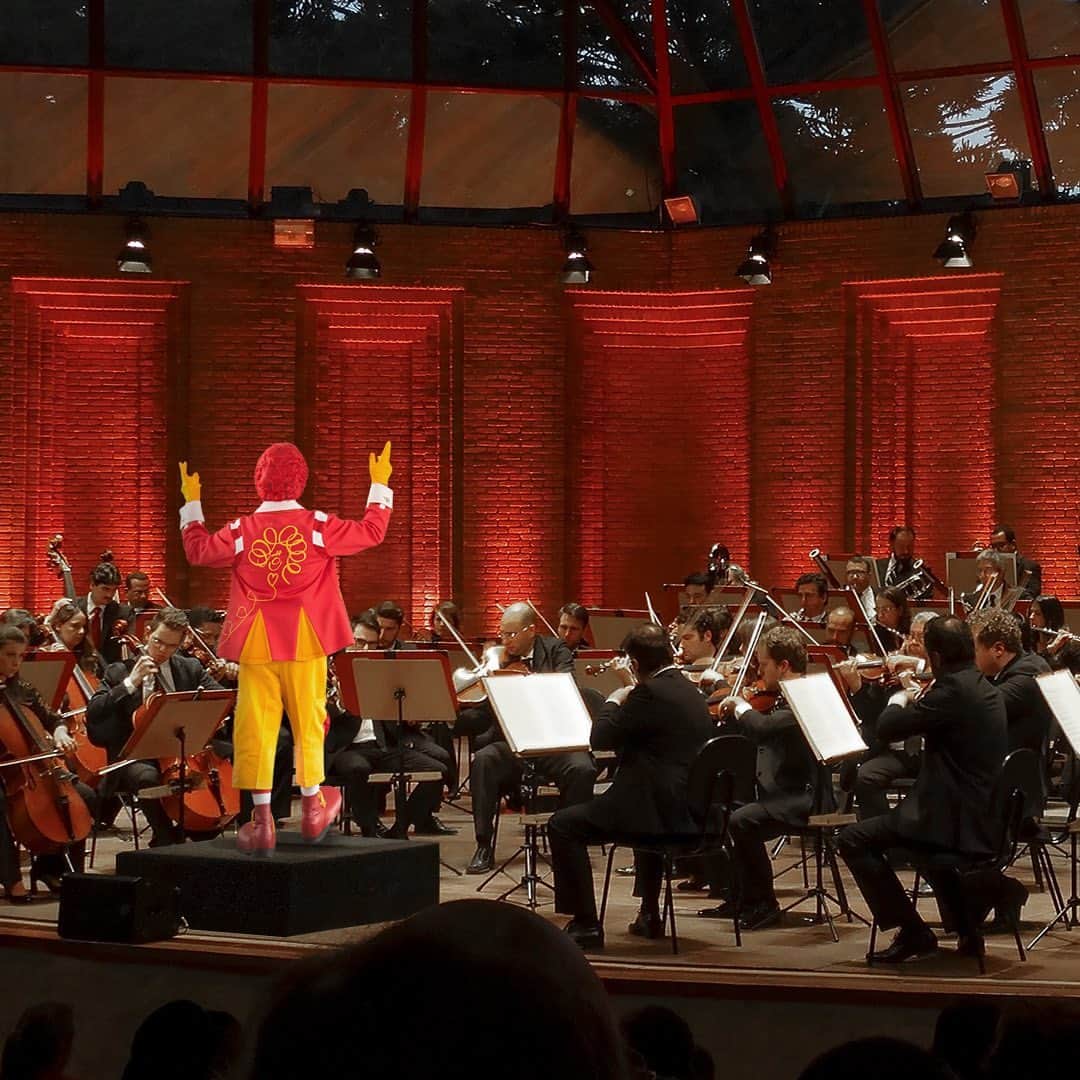 ドナルドのインスタグラム：「The #McDonaldland Symphony #Orchestra was at its finest last night! Nice job, everyone!」