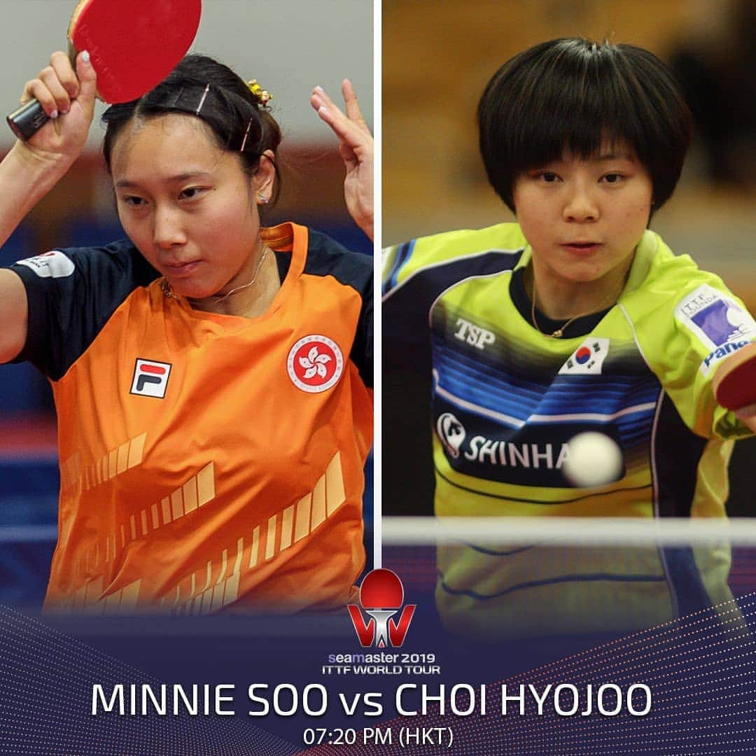 ITTF Worldさんのインスタグラム写真 - (ITTF WorldInstagram)「Home favourite 🇭🇰 Minnie Soo takes on Choi Hyojoo 🇰🇷 for a place in the Main draw❗ . Can she do it? Catch the match LIVE on tv.ittf.com at 7:20pm (HKT) ⌚ . #ITTFWorldTour #2019HongKongOpen」6月5日 20時09分 - wtt