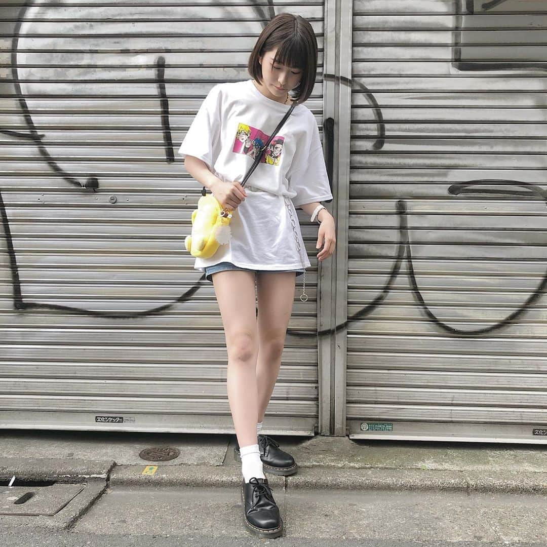 山本優菜さんのインスタグラム写真 - (山本優菜Instagram)「立ち方わからん  #アイドルシャッター  #コーデ」6月5日 20時18分 - yamamoto__yuna