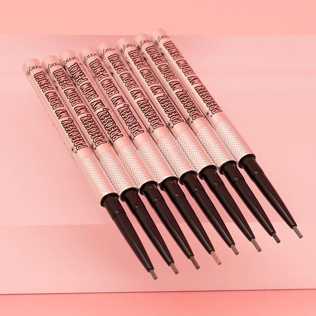Benefit Cosmetics UKさんのインスタグラム写真 - (Benefit Cosmetics UKInstagram)「Eat, sleep, BROWS, repeat 🤘 Wishin' we have this supply of #preciselymybrow pencil. NOW available in 12 shades! #actnatural #benefitbrows #benefit #beauty #brows . . . 📷 Image Description: Precisely, My Brow pencil minis line up on a pink background.」6月5日 20時16分 - benefitcosmeticsuk