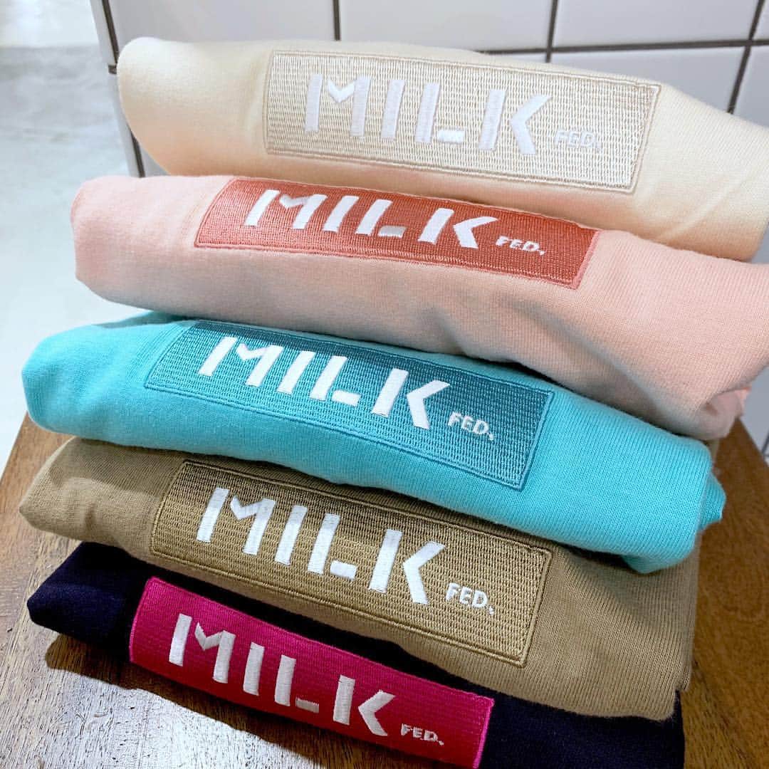 MILKFED.さんのインスタグラム写真 - (MILKFED.Instagram)「<<NEW ARRIVAL>>﻿﻿ →→スワイプ→→﻿ ﻿ 大！大！大人気！﻿ やっぱり！ロゴTシャツが﻿ かわいい♡♡﻿ ﻿ SS TEE EMBROIDERED BAR ¥4,000+TAX ﻿ ﻿﻿ 何色がスキですか？？﻿ ぜひ﻿﻿ 店頭でチェックしてください♡﻿﻿ ﻿﻿ ﻿﻿ #milkfed #milkfedjp ﻿﻿﻿﻿﻿﻿ #コーデ #casualstyle ﻿﻿﻿﻿﻿ #ガーリーストリート﻿﻿ #kawaii #Tシャツ﻿」6月5日 20時23分 - milkfedjp