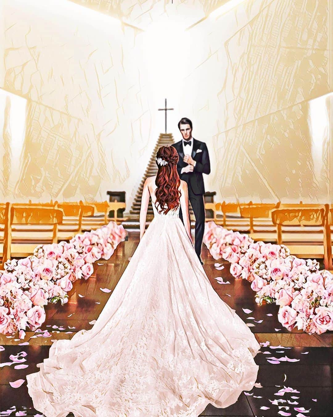 Andaz Tokyo アンダーズ 東京さんのインスタグラム写真 - (Andaz Tokyo アンダーズ 東京Instagram)「Step into the wedding of your dreams 🌟 The last piece of the collaboration with @autumn.ying 🎨 let our bright and airy chapel be your canvas to create your own fairytale moment. 💕 虎ノ門ヒルズの最上階 ルーフトップにあるアンダーズ 東京のウエディングチャペル。自然光が差し込むシンプルかつ荘厳な空間がお二人の誓いの瞬間を美しく引き立てます。 📸➕🖼 by the talented @autumn.ying」6月5日 21時10分 - andaztokyo