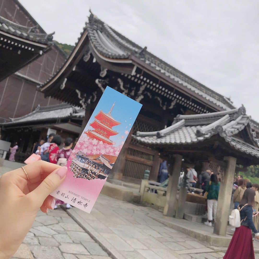 濵松里緒菜さんのインスタグラム写真 - (濵松里緒菜Instagram)「* * 修学旅行ぶりの清水寺🏯 * * #京都 #清水寺 #kyoto #kiyomizudera #temple #japan #travel」6月5日 13時09分 - riona_hamamatsu