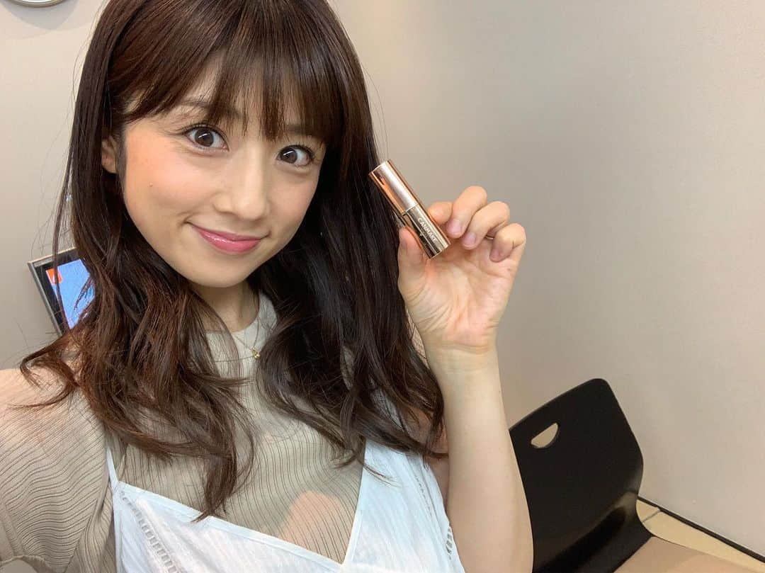 小倉優子   唇 小倉優子さんのインスタグラム写真 - (小倉優子Instagram)「最近、お気に入りのキャンメイクの口紅です😃✨  口紅の上から薄いピンクのグロスを足して使っています💕」6月5日 13時59分 - ogura_yuko_0826