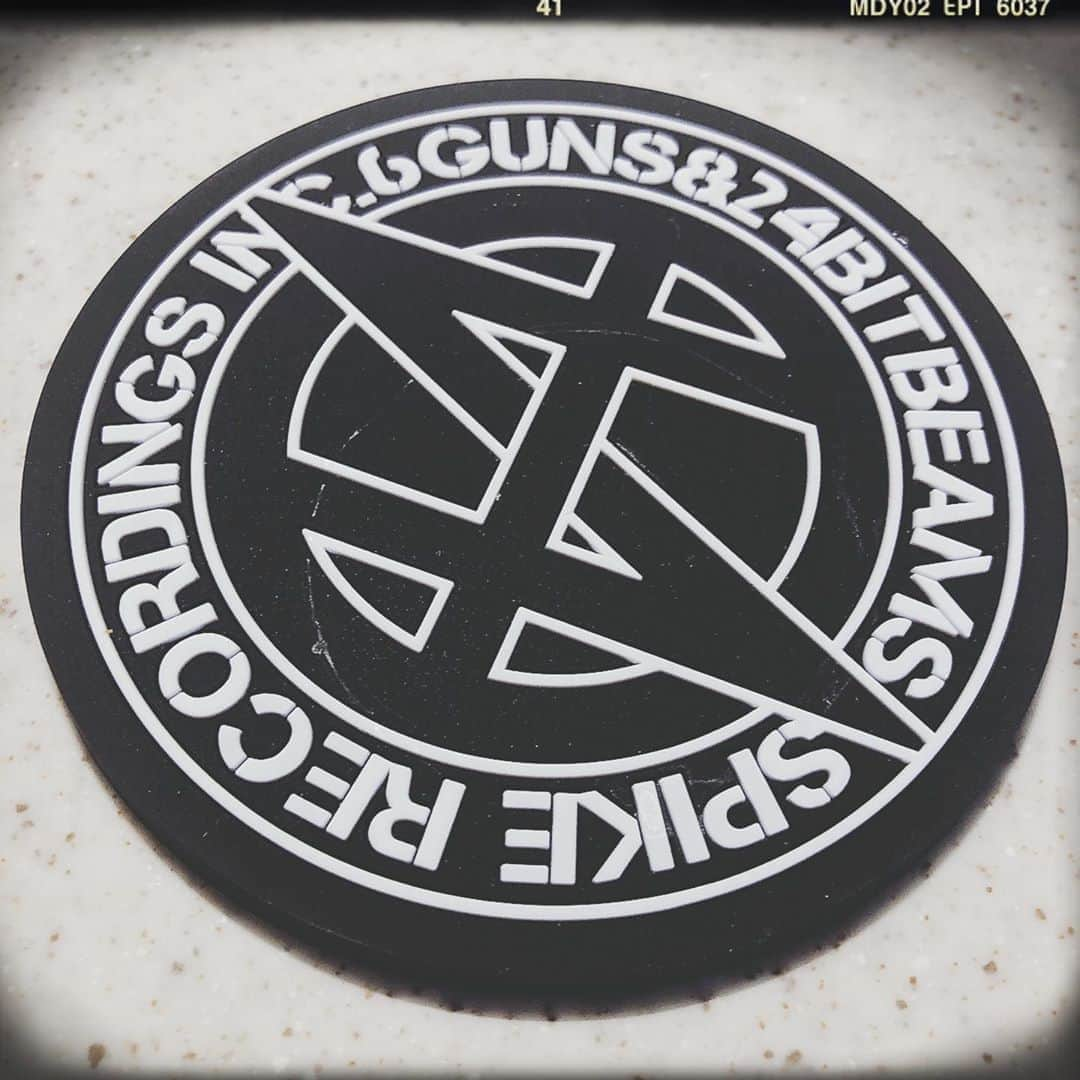 HISASHIさんのインスタグラム写真 - (HISASHIInstagram)「SPIKE RECORDINGS RUBBER COASTER #g4space #spikerecordings」6月5日 14時53分 - hisashix