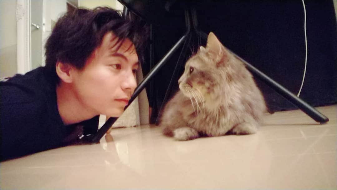 宮崎秋人さんのインスタグラム写真 - (宮崎秋人Instagram)「ぼやけまくってるけど。  ただいま。  #imhome」6月5日 21時21分 - shuto_miyazaki