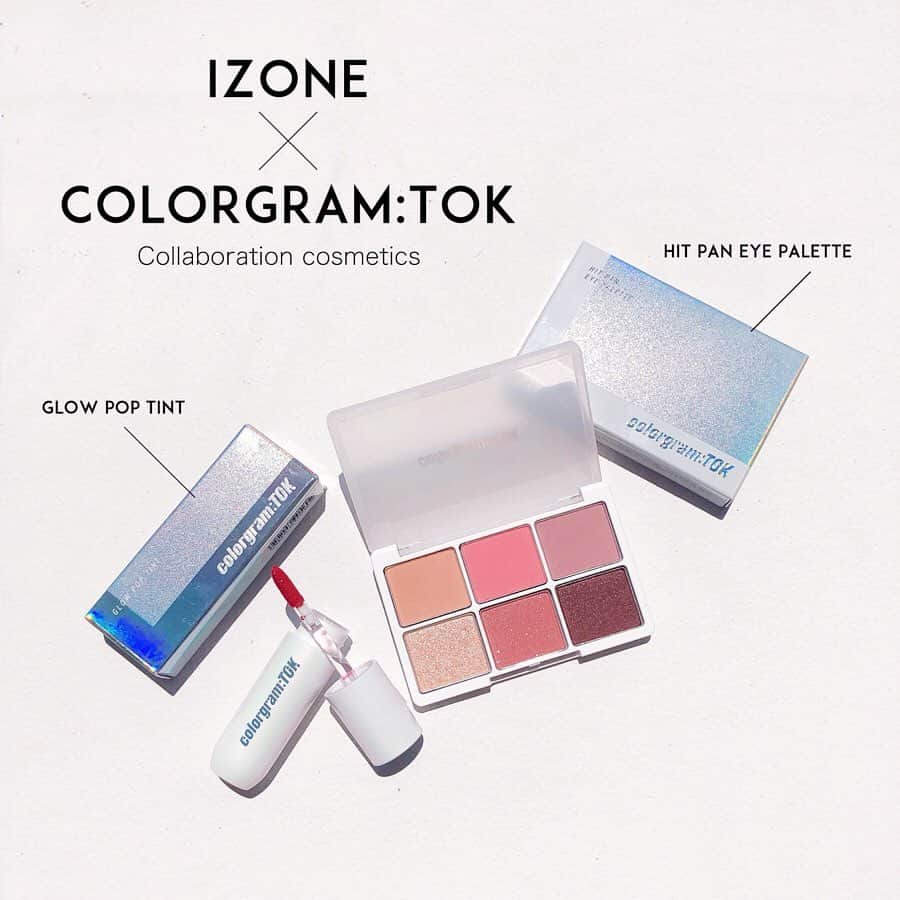のインスタグラム：「IZ*ONEコラボが話題！！colorgram:TOKのコスメをチェック♡﻿﻿ ﻿﻿ ﻿﻿ あんにょん！ハルハルのマナミンです🐹﻿﻿ ﻿﻿ 今日紹介するのは、IZ*ONEとcolorgram:TOK(カラーグラムトック)のコラボコスメ🎀﻿﻿ なんとこちらは、実際にIZ*ONEのステージメイクでも使われているらしいんです💞﻿﻿ ﻿﻿ ﻿﻿ ﻿﻿ ハルハルは﻿﻿ ﻿﻿ 🌷6色パレット 04 Mute Friends﻿﻿ 🌷ティント 04 Coral Wish﻿﻿ 🌷ミニハンドミラー﻿﻿ ﻿﻿ をゲット💕﻿﻿ ﻿﻿ ﻿﻿ ﻿﻿ HIT PAN EYE PALETTE 04は、マットとグリッターシャドウがそれぞれ3種類ずつ入っているアイシャドウパレット！﻿﻿ ﻿﻿ このパレットの中でも特に私のオススメが、右上のカラー！﻿﻿ 絶妙なくすみ系ピンクパープルが可愛すぎる〜♡﻿﻿ ﻿﻿ ﻿﻿ 発色の良いマットシャドウとラメシャドウのバランスが良くて、色々な組み合わせでメイクが楽しめそう！﻿﻿ ﻿﻿ ﻿﻿ GROW POP TINT 04は、さくらんぼみたいにみずみずしくて、ちゅるんとした唇になれちゃうレッド系ティント🍒﻿﻿ 公式では宮脇咲良ちゃんがこの色を使っていました♡﻿﻿ ﻿﻿ なによりもティッシュオフしても発色が残っている、もちの良さに驚き！！﻿﻿ ﻿﻿ ﻿﻿ シンプルなデザインがオシャレなミニハンドミラーは、持ち手付きなので使いやすい💐﻿﻿ ﻿﻿ ﻿ ﻿﻿ ﻿﻿ 発色良しの使いやすい万能カラーが揃ったシャドウパレットと、ちゅるんリップになれちゃうティント、ミニハンドミラーでIZ*ONEみたいに可愛くなれちゃうかも？🌹♥️﻿﻿ ﻿﻿ ﻿﻿ ﻿﻿ ﻿﻿ #ハルスタや#ハルハルをタグ付けしていただくと、﻿﻿ ハルハルの記事やInstagramに投稿させていただく場合がございます💐 ﻿ ﻿﻿﻿﻿﻿﻿﻿﻿﻿﻿ #하루스타 #하루하루 를 태그 하시면하루하루의 기사와 인스타그램에서 사용할 가능성이 있습니다💐﻿﻿ ﻿﻿ ﻿﻿ ﻿﻿ ﻿﻿ #🇰🇷#韓国#韓国コスメ#韓国情報﻿﻿ #渡韓#韓国旅行#韓国女子#韓国土産#韓国購入品﻿﻿ #韓国好きな人と繋がりたい#コスメ好きさんと繋がりたい#アイシャドウパレット#コスメ#メイク#韓国メイク#アイメイク#colorgram#カラーグラム#colorgramtoc#izone﻿﻿ #코스메#뷰티스타그램#코덕스타그램#코스메틱﻿﻿ #올리브영#oliveyoung」